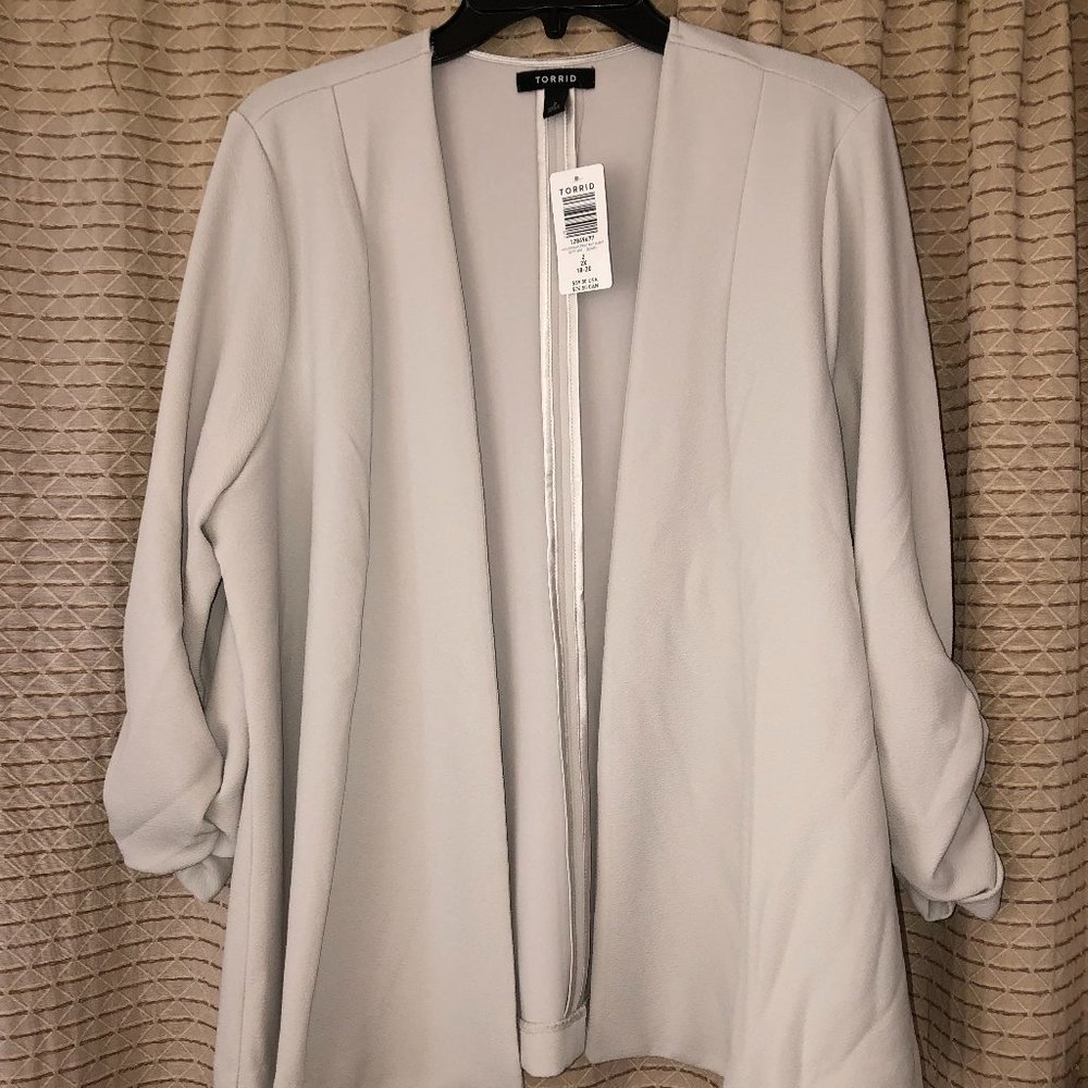 TORRID Waterfall Crepe Blazer Plus Size